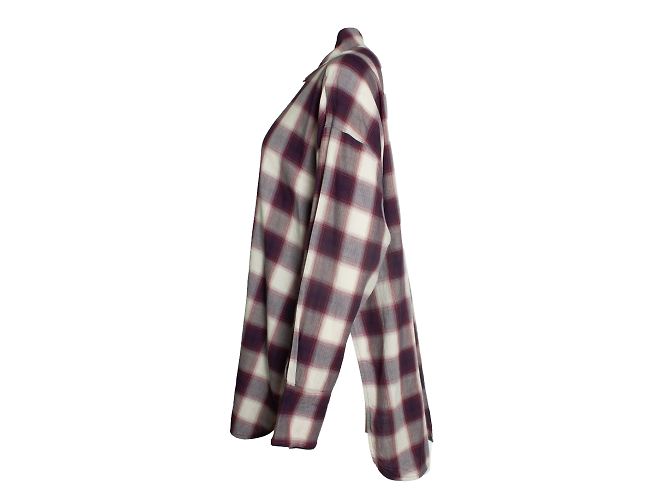 Autre Marque Elizabeth & James, Camicia a quadri Bianco Rosso - vista 2