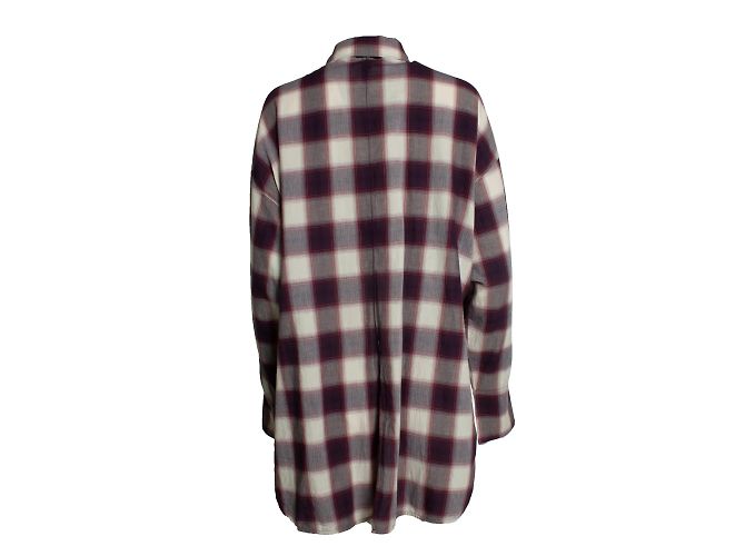 Autre Marque Elizabeth & James, Camicia a quadri Bianco Rosso - vista 3