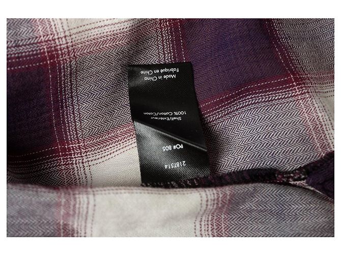 Autre Marque Elizabeth & James, Camicia a quadri Bianco Rosso - vista 5
