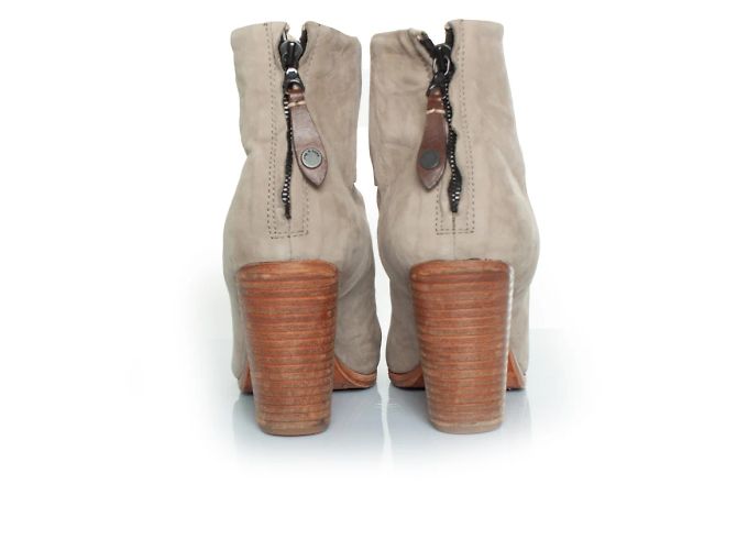 Rag & Bone, NY Newbury botas de tobillo con cremallera trasera Gris - vista 6
