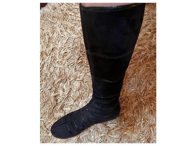 Botas Dior de cuero negras Negro - vista 12