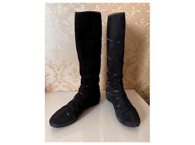 Botas Dior de cuero negras Negro - vista 2