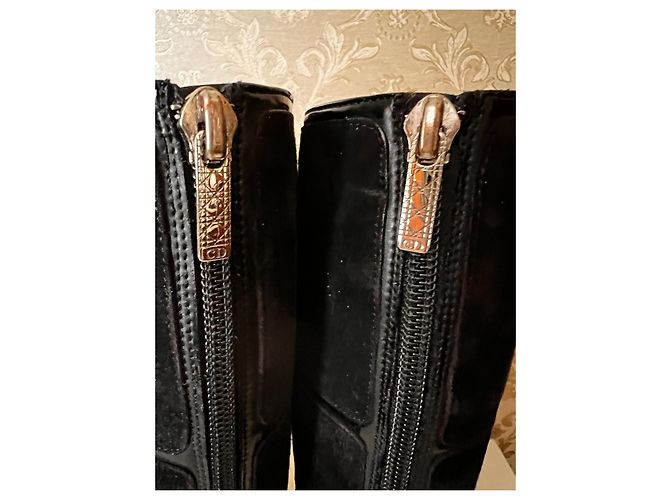 Botas Dior de cuero negras Negro - vista 5