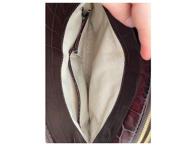 Borsa a mano Lancel Adjani Pelle vernice Cognac - vista 12