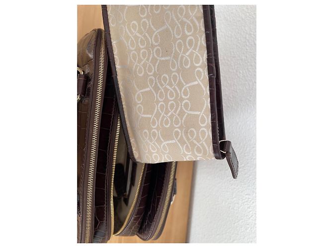 Borsa a mano Lancel Adjani Pelle vernice Cognac - vista 14
