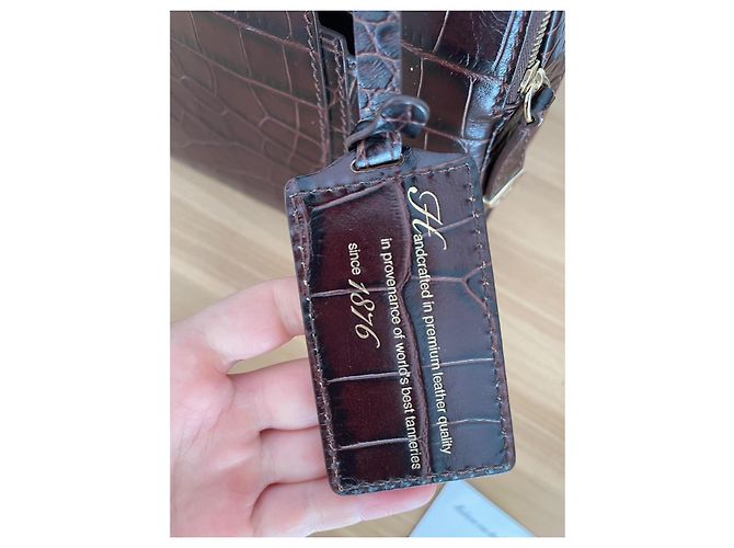 Borsa a mano Lancel Adjani Pelle vernice Cognac - vista 3