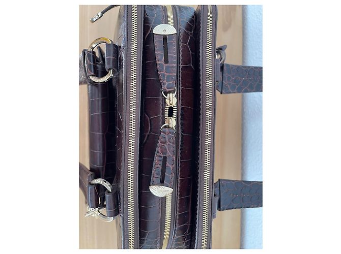 Borsa a mano Lancel Adjani Pelle vernice Cognac - vista 7