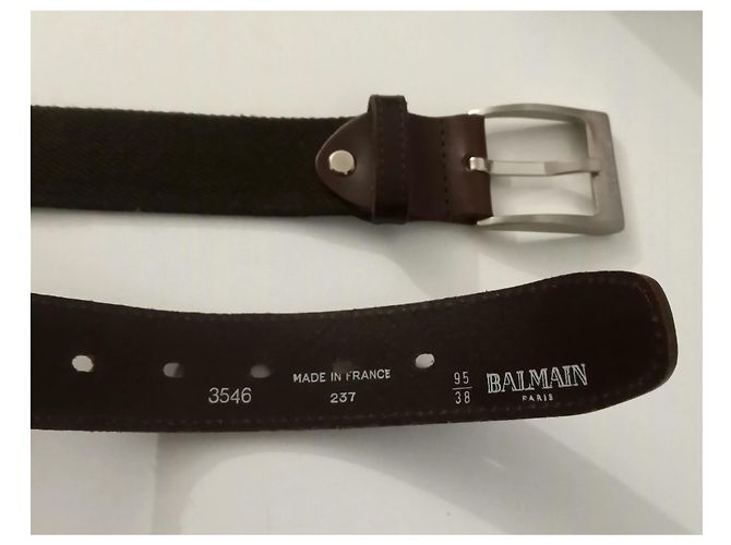 Balmain Belt Brown Leather - view 10