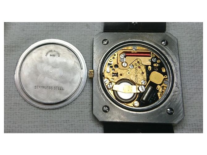 Relógio de quartzo Concord Mariner SG com bezel de ouro ref 15 81 626 V13G, Suíça Dourado Cinza - vista 9