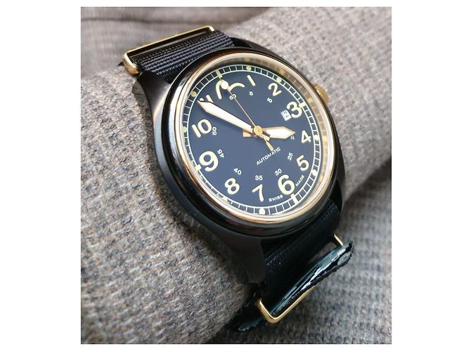 Orologio automatico Evisu Hiro ref EV-7200-05 Swiss Made Nero Multicolore - vista 12
