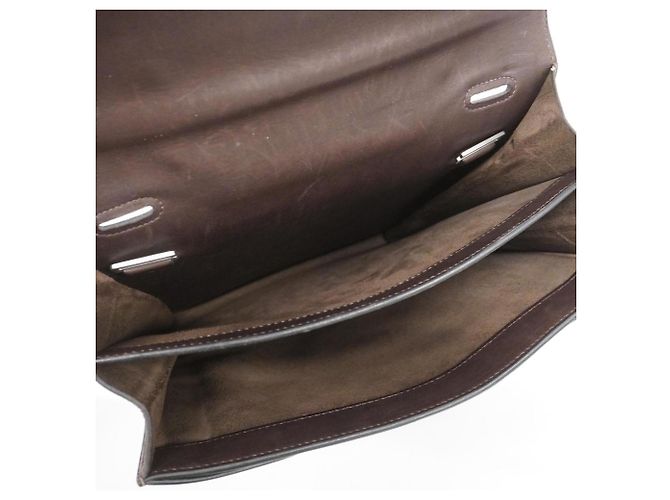 Sac à dépêches Hermès Sac À Dépèches Marron - vue 4