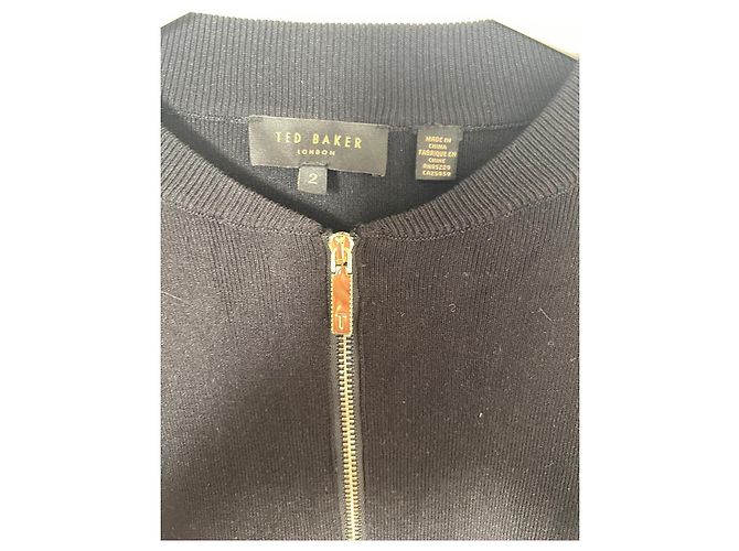Giacca Ted Baker nera in viscosa Nero - vista 2