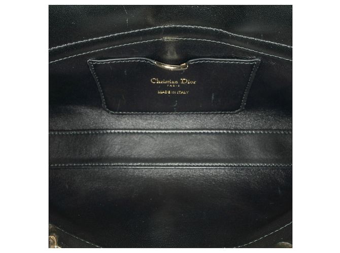 Dior Blu Medio Nastro Perline Ricamato Floreale Signora D Joy - vista 4