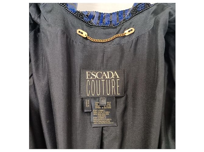 Jacket with sequins Escada Couture Blue - view 4