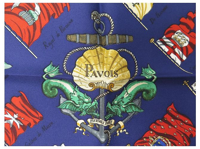 Hermès NOVE LOTTO 2 FULAR HERMES CHANTILLY + PAVOIS GAVROCHE FULAR IN SETA - vista 16