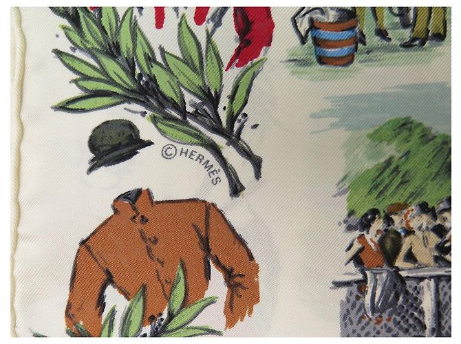 Hermès NOVE LOTTO 2 FULAR HERMES CHANTILLY + PAVOIS GAVROCHE FULAR IN SETA - vista 9