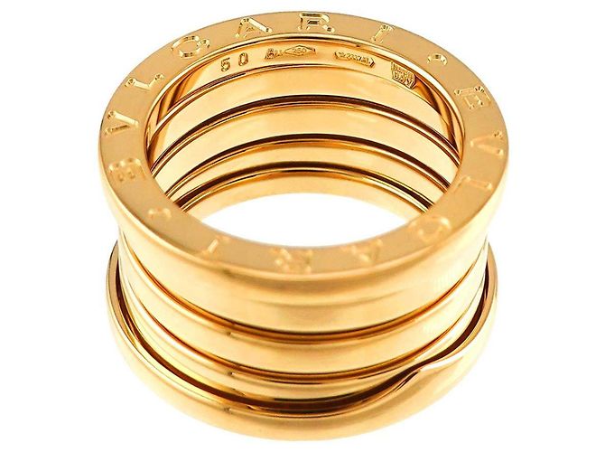 Bulgari Anello B.zero1 4 bande Bvlgari in oro giallo 18K - vista 3