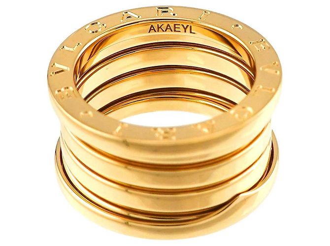 Bulgari Anello B.zero1 4 bande Bvlgari in oro giallo 18K - vista 4