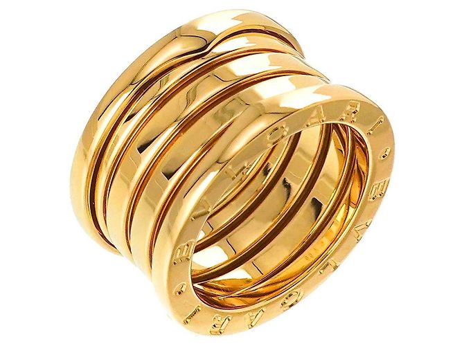 Bulgari Anello B.zero1 4 bande Bvlgari in oro giallo 18K - vista 5