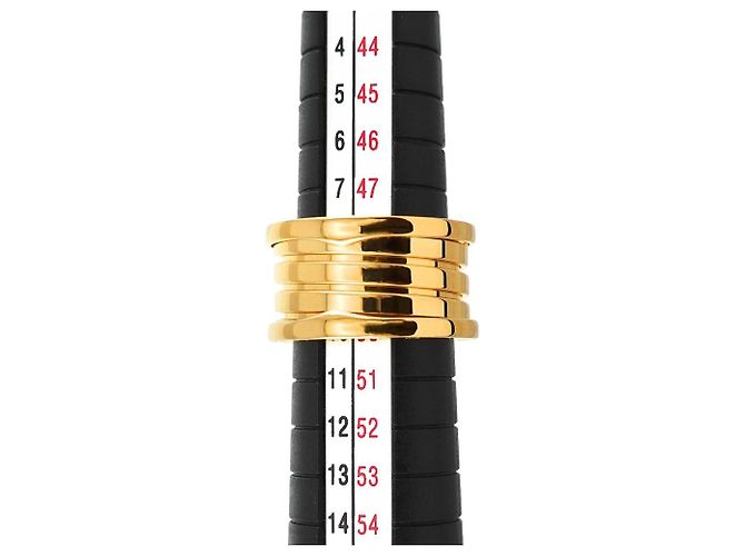 Bulgari Anello B.zero1 4 bande Bvlgari in oro giallo 18K - vista 6