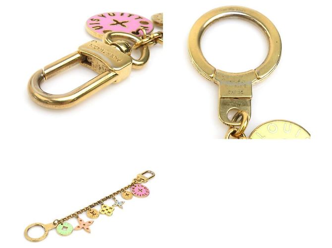 Charm Portocle Chaine Looping Louis Vuitton Multicolore D'oro - vista 5