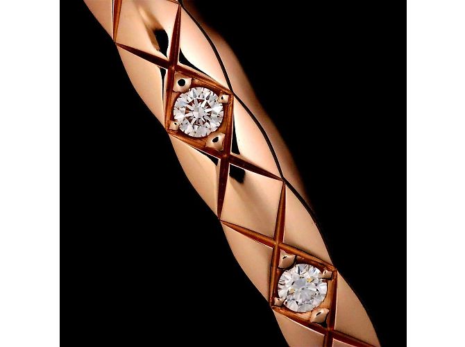 Bracciale charm in diamante Chanel Coco Crush - vista 7