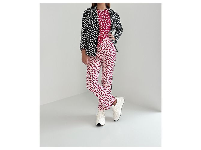 Jacke Louis Vuitton x Yayoi Kusama Schwarz Weiß - Ansicht 2