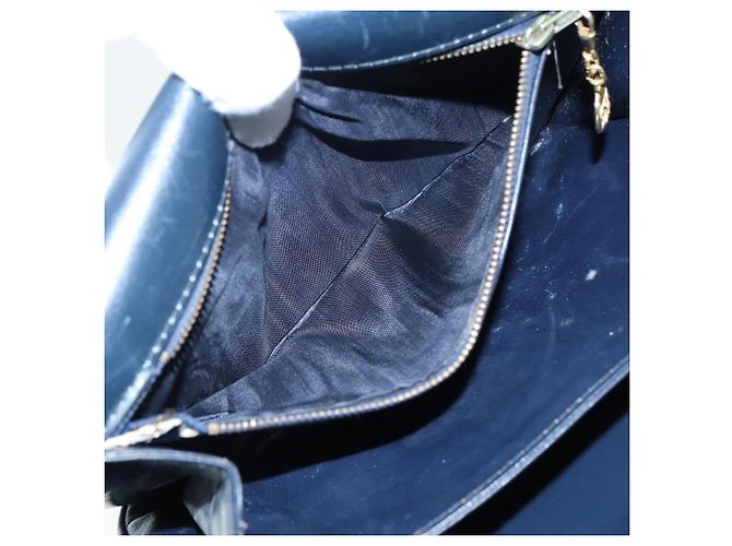 Céline Borsa a Spalla CELINE C Sulky Navy Gold Auth ep5332 - vista 25