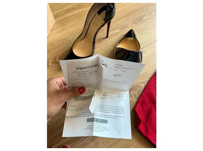 Christian Louboutin Lackleder-Pumps Iriza Schwarz - Ansicht 3