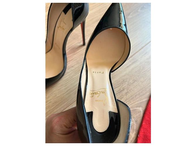 Christian Louboutin Lackleder-Pumps Iriza Schwarz - Ansicht 4