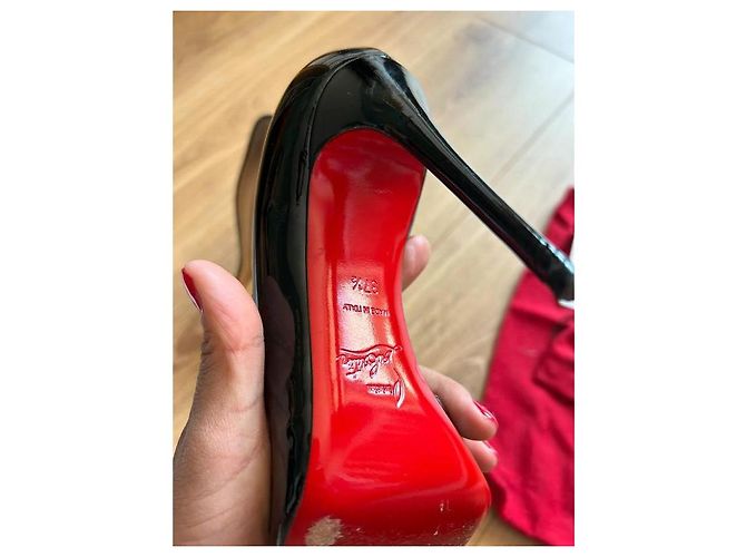 Christian Louboutin Lackleder-Pumps Iriza Schwarz - Ansicht 5