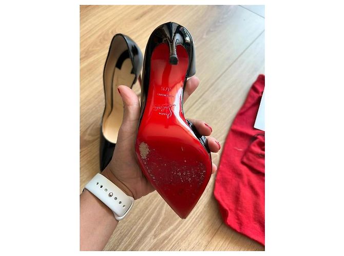 Christian Louboutin Lackleder-Pumps Iriza Schwarz - Ansicht 6