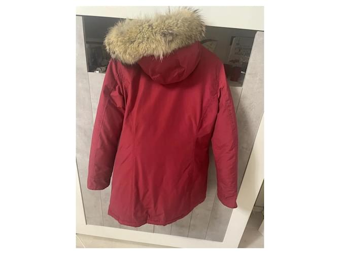 Parka Woolrich Roja de Algodón - vista 2