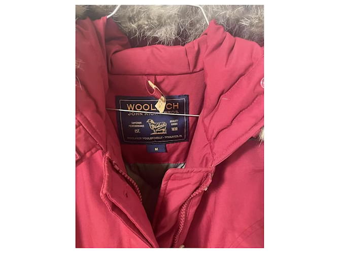 Parka Woolrich Roja de Algodón - vista 4