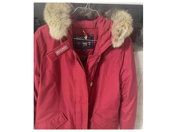 Parka Woolrich Roja de Algodón - vista 6