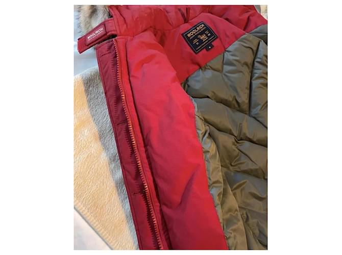 Parka Woolrich Roja de Algodón - vista 7