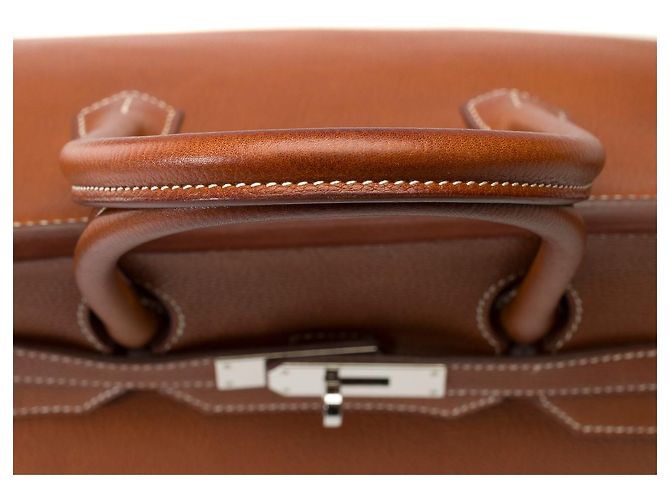 Hermès Sac HERMES Birkin 35 en Cuir Doré - 102055 - vue 10