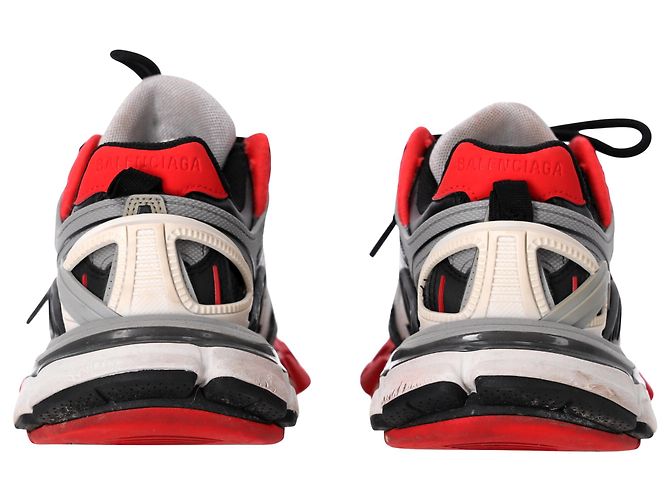 Day Sneakers Balenciaga Track. 2 in poliuretano nero e rosso - vista 4