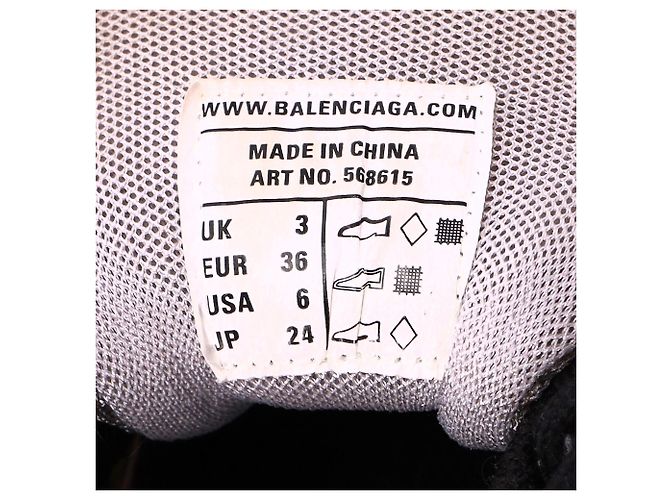Day Sneakers Balenciaga Track. 2 in poliuretano nero e rosso - vista 7