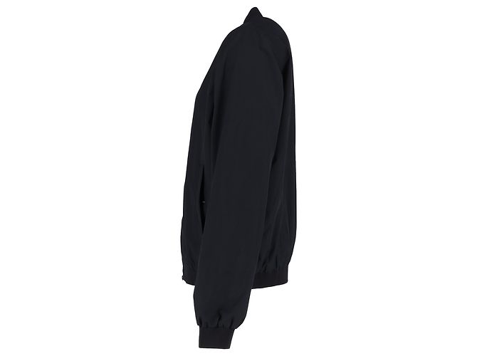Chaqueta bomber Herno con cremallera y bolsillos en poliéster negro - vista 2
