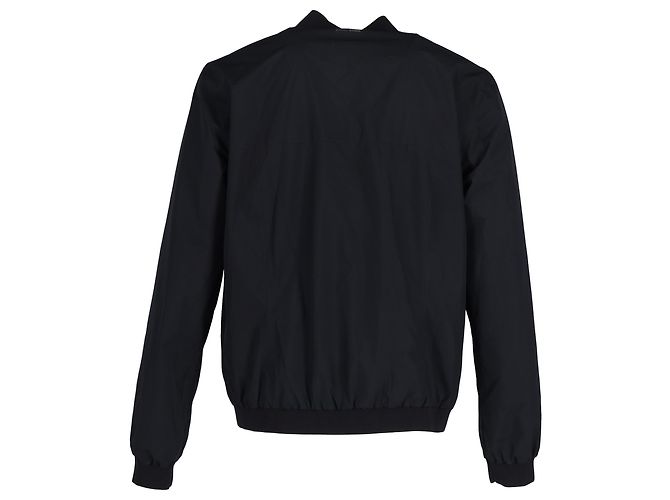 Chaqueta bomber Herno con cremallera y bolsillos en poliéster negro - vista 3