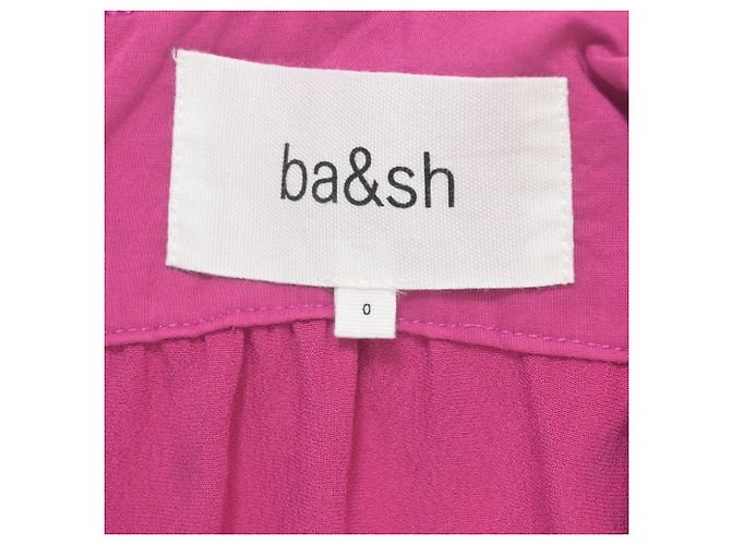 Vestido maxi largo sin espalda Rixelle Ba&Sh en poliéster rosa - vista 4
