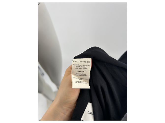 Autre Marque Loulou Studio Jacken T.International S Wolle Schwarz - Ansicht 6