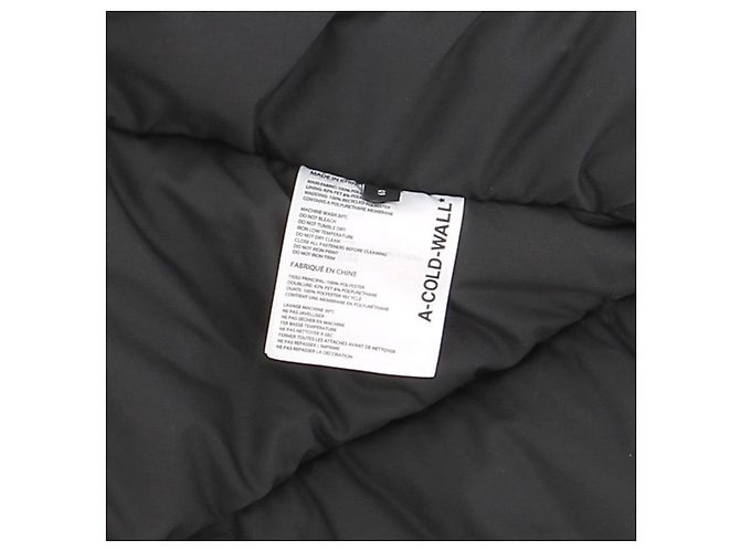 Autre Marque A-Cold-Wall Mäntel T.International S Polyester Schwarz - Ansicht 7