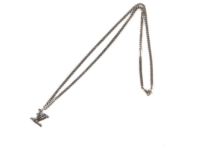 Collar Péndulo de Madera Louis Vuitton LV Plata - vista 3
