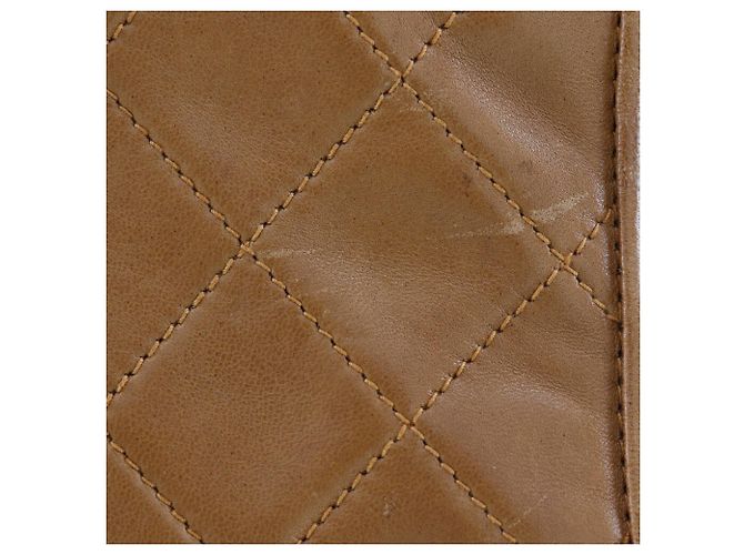 Borsa a mano Chanel Matelassé Beige - vista 8