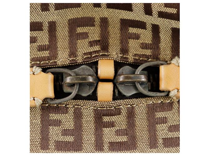 Borsa Boston Zucchino di Fendi Marrone - vista 11