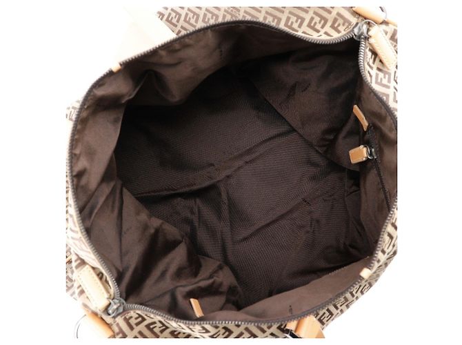 Borsa Boston Zucchino di Fendi Marrone - vista 6