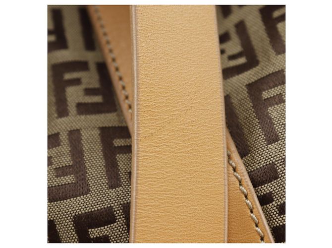 Borsa Boston Zucchino di Fendi Marrone - vista 8