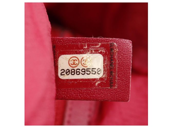 Zaino Chanel Coco Mark in nylon rosso - vista 10
